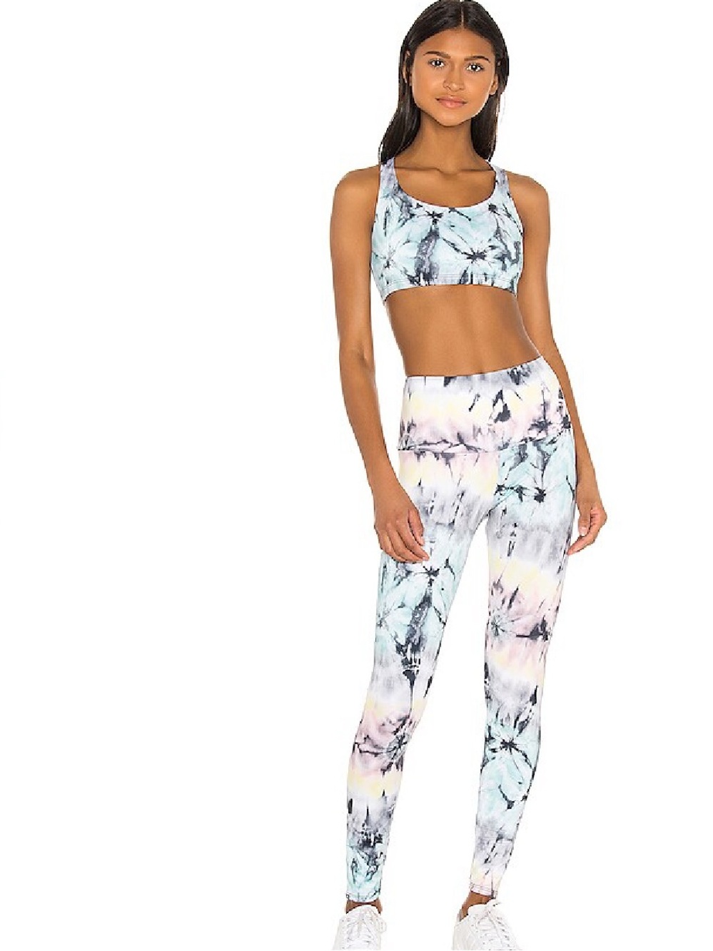 Women's Tie-Dye Pastel Leggings - Multi Pastel
